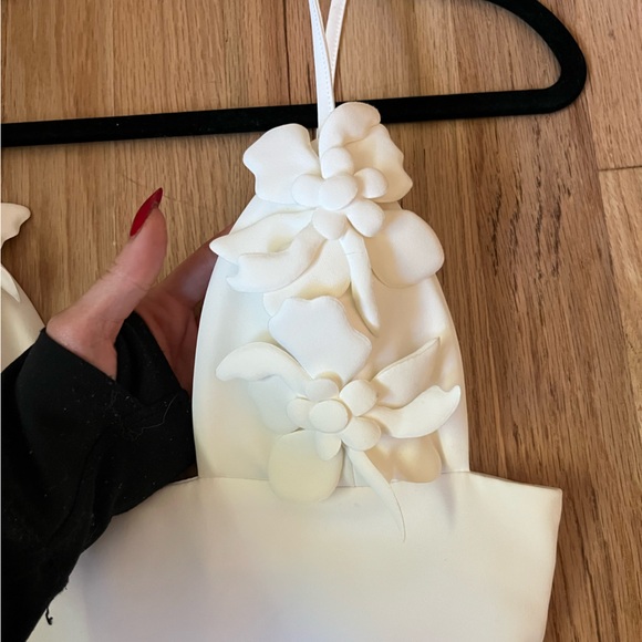 Valentino style 3D Flower Babydoll Dress XS - Picture 2 of 3